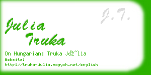 julia truka business card